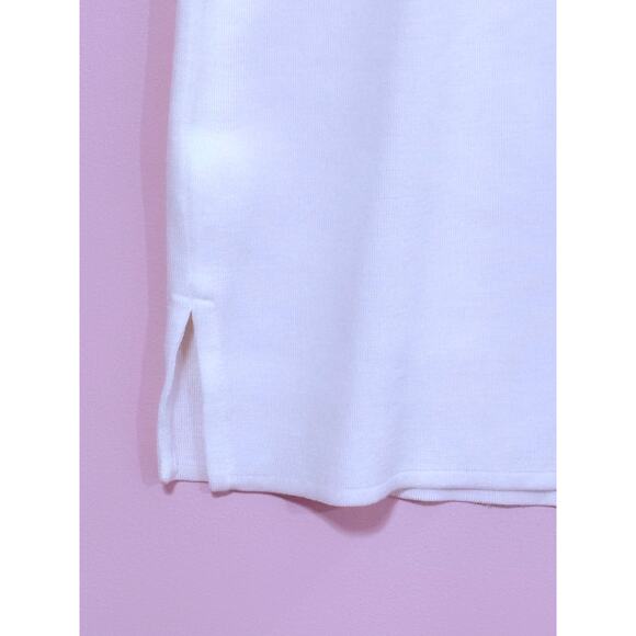 Misook Acrylic Knit Dress in White Size Petite Small - Picture 7 of 7